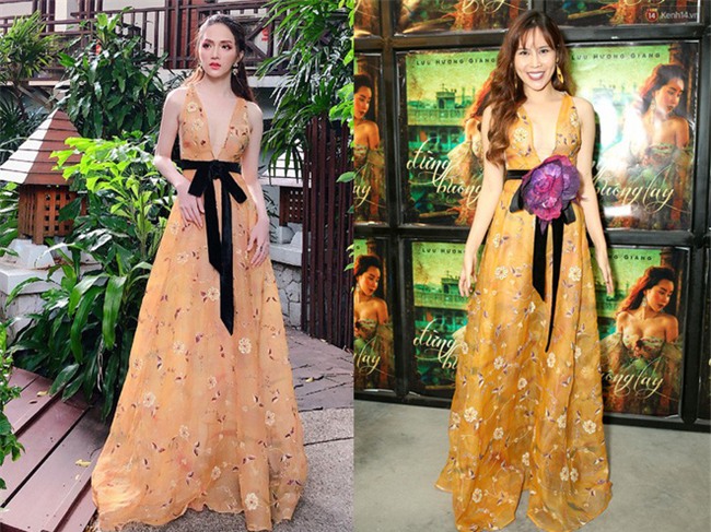 Một chiếc váy hai số phận, không tin bạn cứ nhìn hai người đẹp tên Hương Giang này thì thấy ngay - Ảnh 7.