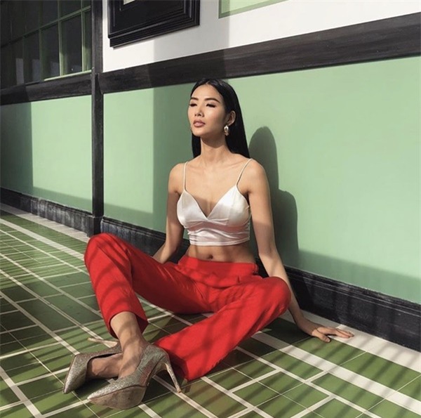 Tăng 2 kg sau Tết, Hoàng Thùy tự tin diện 2 mảnh nhờ body nảy nở bắt mắt-1