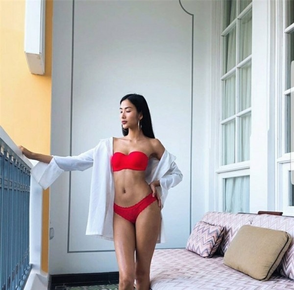 Tăng 2 kg sau Tết, Hoàng Thùy tự tin diện 2 mảnh nhờ body nảy nở bắt mắt-4