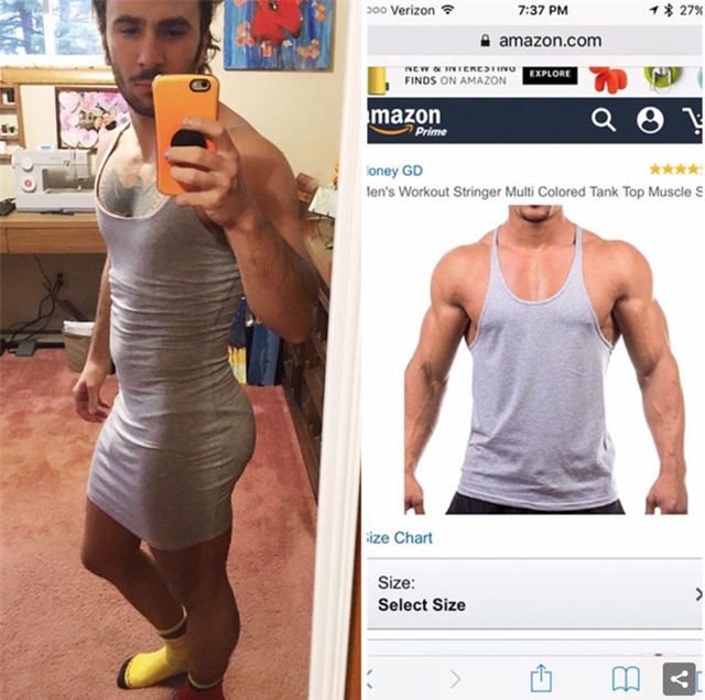 Chiếc áo tập nam tính bằng một cách nào đó đã biến thành chiếc ... váy.