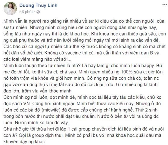 sao việt, sinh con thuận tự nhiên, tử vong vì sinh con thuận tự nhiên