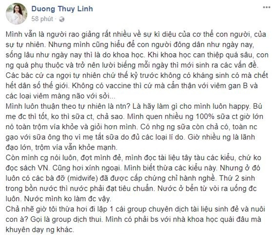 sao việt, sinh con thuận tự nhiên, tử vong vì sinh con thuận tự nhiên