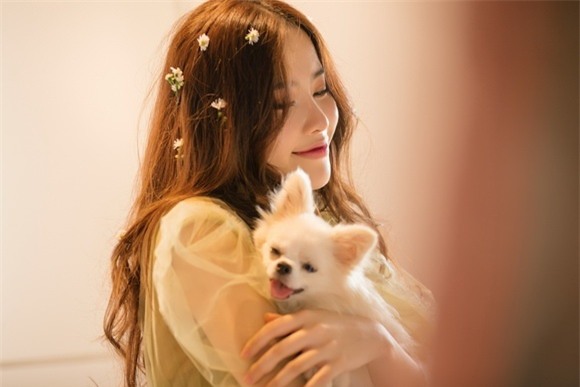 Hoa khôi nam em,nam em dịu dàng,nam em mừng valentine trắng