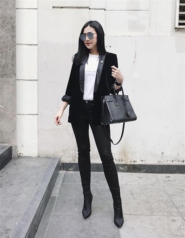 dung la dang cap ho ngoc ha, thanh hang, mac quan vai den cung sang chanh het nac! - 12