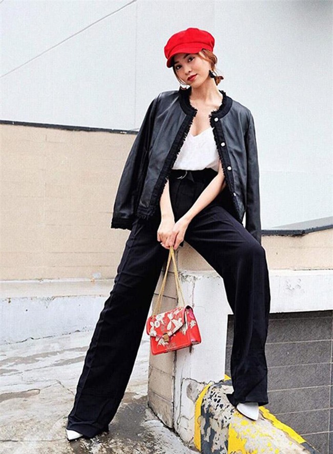 dung la dang cap ho ngoc ha, thanh hang, mac quan vai den cung sang chanh het nac! - 13