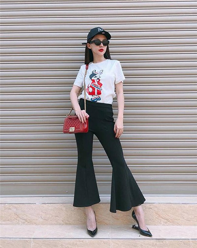 dung la dang cap ho ngoc ha, thanh hang, mac quan vai den cung sang chanh het nac! - 7