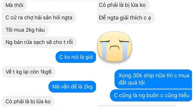 Lên chợ online tố cáo người bán đưa 2 kg hàu, sau khi rửa sạch còn 1,6 kg, chị nội trợ tưởng được bênh ai ngờ ăn mắng - Ảnh 3.