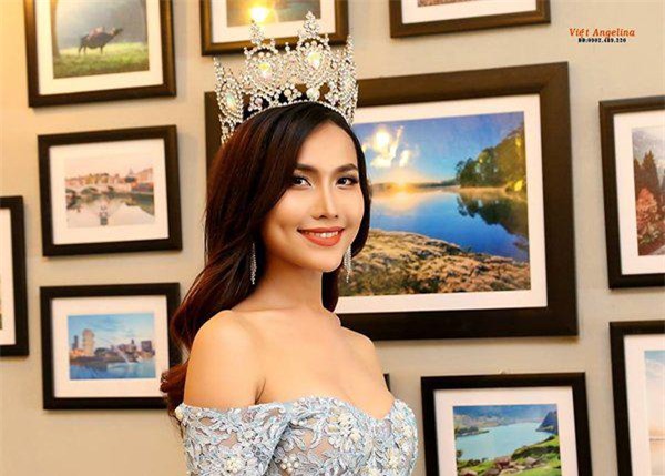 truoc huong giang, da co hoa hau chuyen gioi dep nhu tien nu tai viet nam - 2