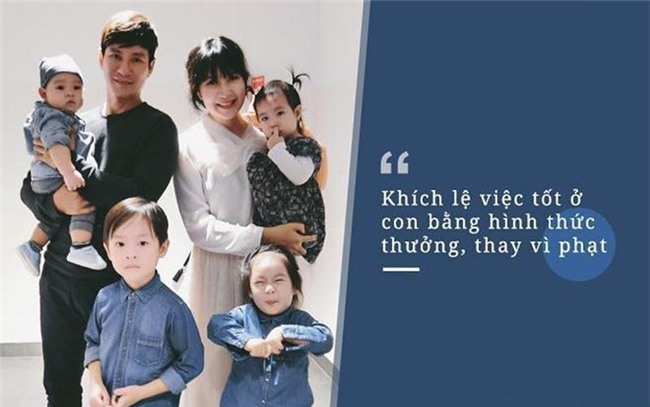 Lý Hải Minh Hà là gia đình nghệ sĩ gây ngưỡng mộ vì khéo chăm con.
