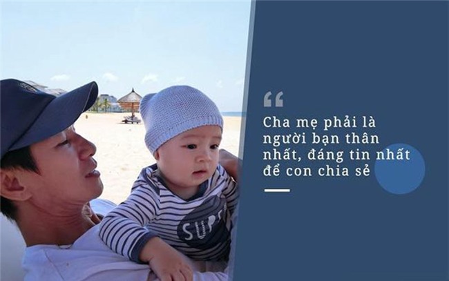 Cặp vợ chồng thường xuyên chia sẻ những kinh nghiệm nuôi dạy trẻ trên facebook.