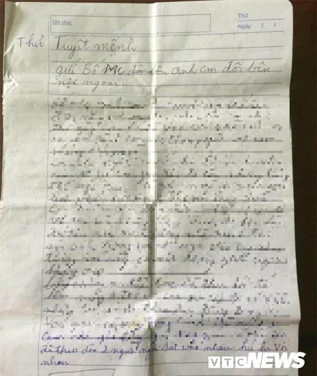 Nữ bác sĩ bị sát hại ở Lào Cai: Hé lộ nội dung thư tuyệt mệnh của người chồng