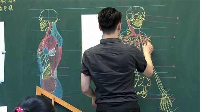 Thầy giáo nhà người ta: Vừa điển trai lại vẽ hình minh họa cực đẹp khiến học sinh mê mẩn - Ảnh 8.