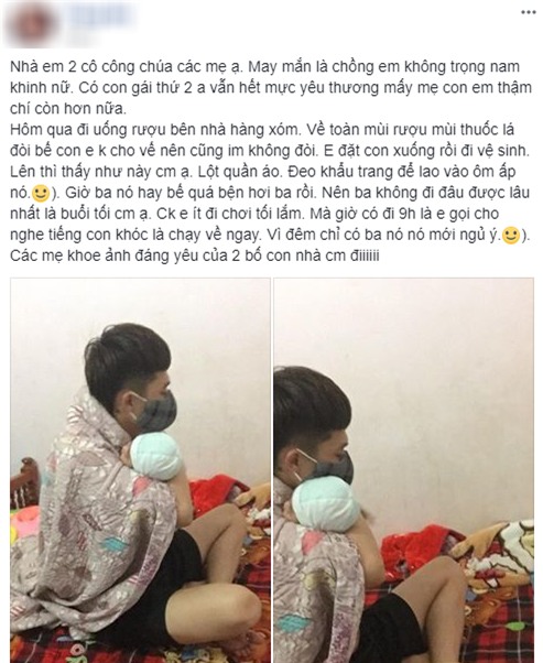 Nghiện con nhưng người nồng mùi thuốc lá, ông bố này phải hóa trang như Spiderman để được phép bế con - Ảnh 1.