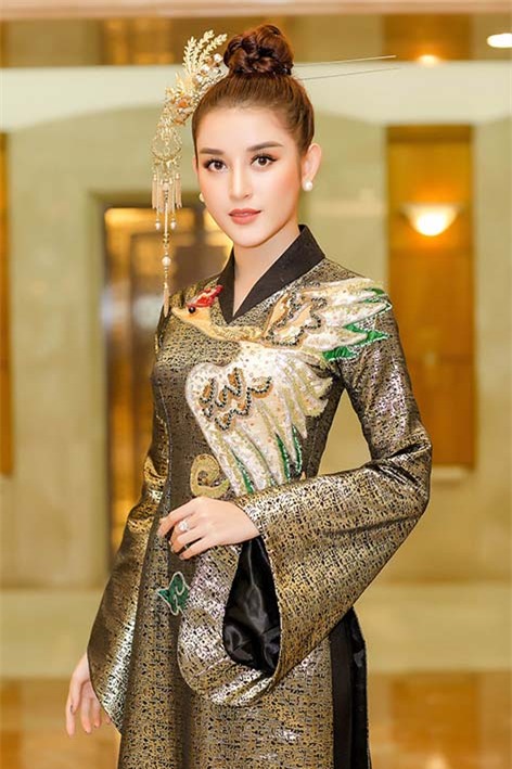 a hau huyen my khoe ve dep kieu sa do sac cung hh my linh, ky duyen hinh anh 3