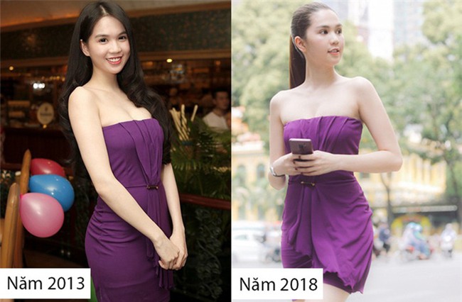 Cả kho đồ hiệu nhưng lại chọn mặc chiếc váy tím lịm của 5 năm trước, Ngọc Trinh bị chê sến và lạc điệu - Ảnh 7.
