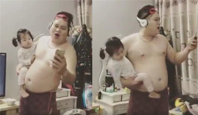 ong bo gay bao mang xa hoi khi vua trong con, vua lam dep ma van yeu doi het co - 1