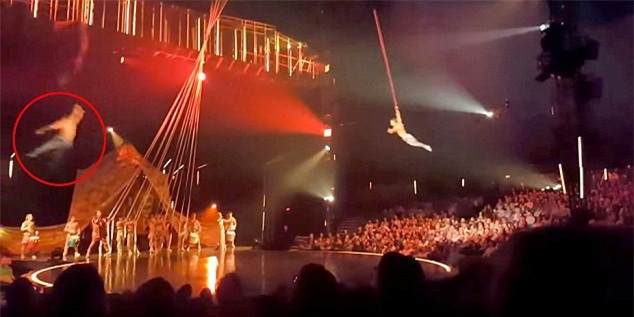 Gặp sự cố bất ngờ, diễn viên xiếc đu dây té xuống đất tử vong trước sự chứng kiến kinh hoàng của khán giả - Ảnh 3.