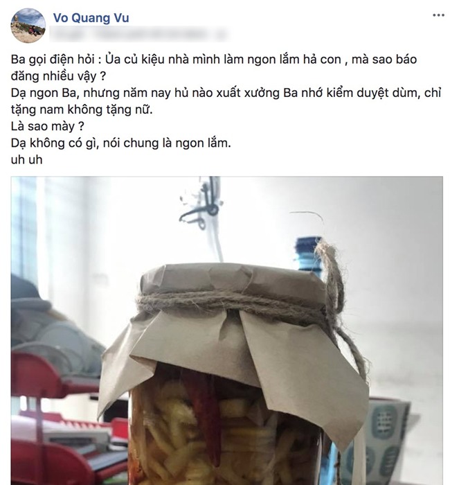 Gia đình Trường Giang nói gì về món quà hai hũ củ kiệu danh hài tặng Nam Em? - Ảnh 2.