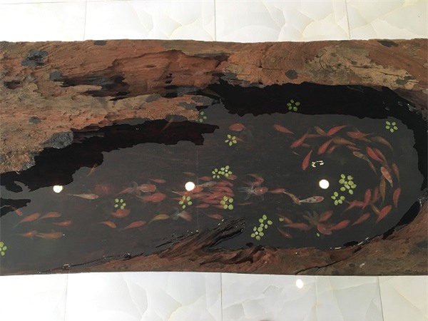 tranh cá 3D,cá chép 3D,tranh 3D