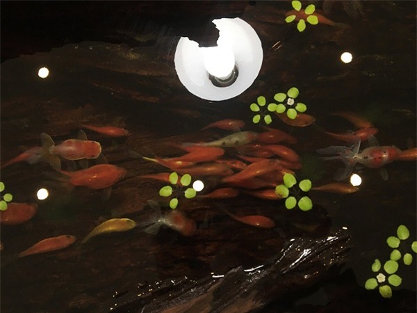 tranh cá 3D,cá chép 3D,tranh 3D