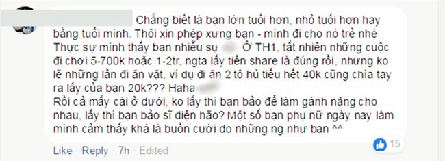 Cô nàng gây bão MXH vì chuyện cưa đôi tình phí: Bạn trai không nhận tiền thì không được, nhận thì bảo sĩ diện hão - Ảnh 2.