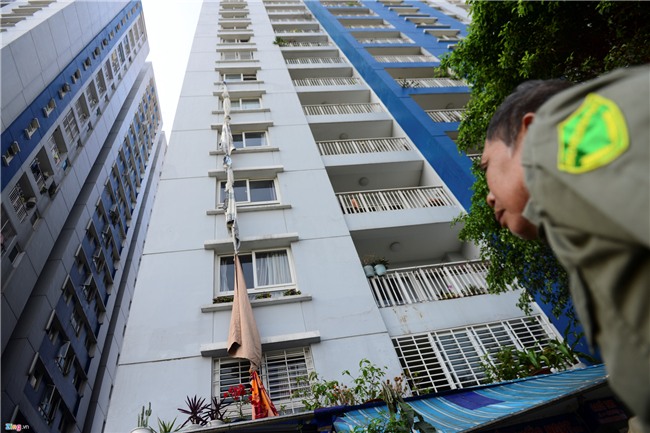 Hien truong vu chay 13 nguoi chet o chung cu Carina Sai Gon hinh anh 7