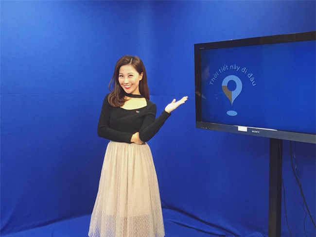 ve dep mon mon "vua thay da yeu" cua nu mc thoi tiet vtv hinh anh 14