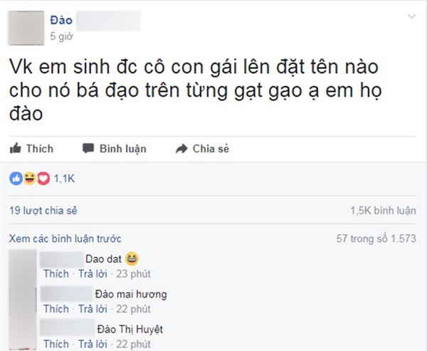 Cười ra nước mắt với những siêu phẩm đặt tên con theo họ yêu cầu của cư dân mạng - Ảnh 9.