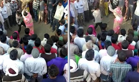 Chồng trói vợ vào cây đánh 100 roi rồi mặc đám đàn ông làm nhục vợ