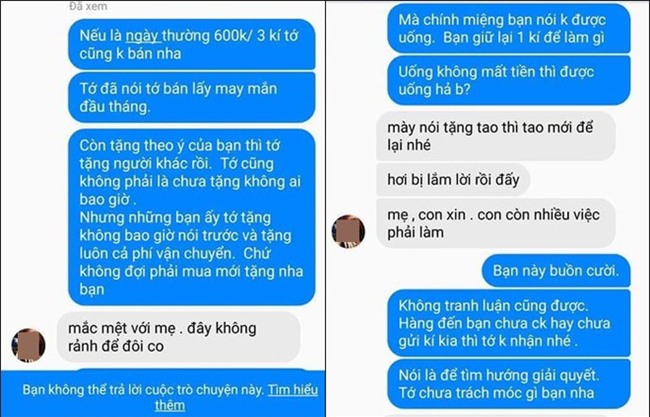 Khách đặt mua 2 kg ngũ cốc được tặng thêm 1 kg, đến khi trả lại nhất quyết chỉ trả 2, còn lên mạng tố cáo chủ shop gian dối - Ảnh 6.