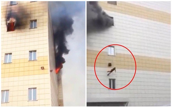 Khoảnh khắc kinh hoàng khi câu bé 11 tuổi lao mình khỏi đám cháy từ độ cao 12m, cha mẹ không ai sống sót - Ảnh 1.
