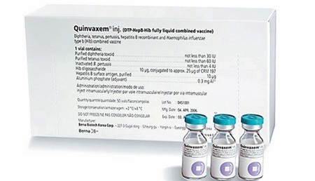 Từ tháng 4/2018, Việt Nam sẽ thay thế vắc xin Quinvaxem tiêm chủng mở rộng