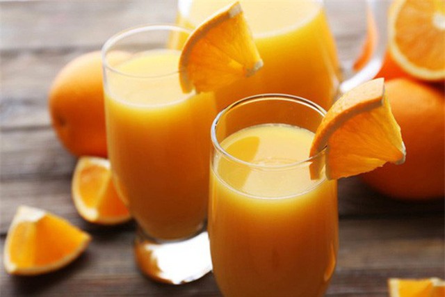 Những ly nước cam này có thể dẫn đến bệnh tim nếu dùng quá liều - ảnh: RD