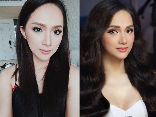 Dưới bàn tay trang điểm của chuyên gia người Thái, nhan sắc của Hoa hậu Hương Giang trông khác lạ bất ngờ - Ảnh 7.