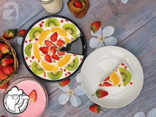 Công thức làm sữa chua dẻo trái cây đốn tim cộng đồng mạng của cô gái 9X xinh như hot girl - Ảnh 6.