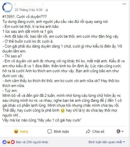 Mặc quần lót ren, cười quá nhiều, tô son đỏ… những pha chia tay “củ chuối nhất quả đất” nổi tiếng MXH - Ảnh 1.