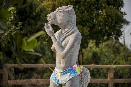 Tượng 12 con giáp sẽ mặc khố và được đưa vào khu cấm trẻ em dưới 18 tuổi