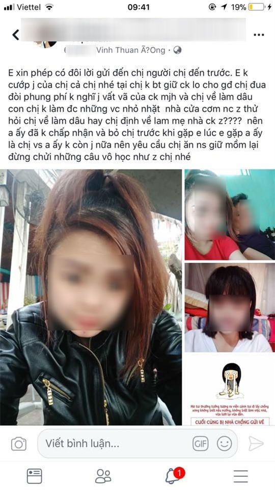 Dậy sóng mạng xã hội: Bồ nhí giật chồng còn ngang ngược đăng đàn chửi xéo chị vợ không biết giữ chồng - Ảnh 1.