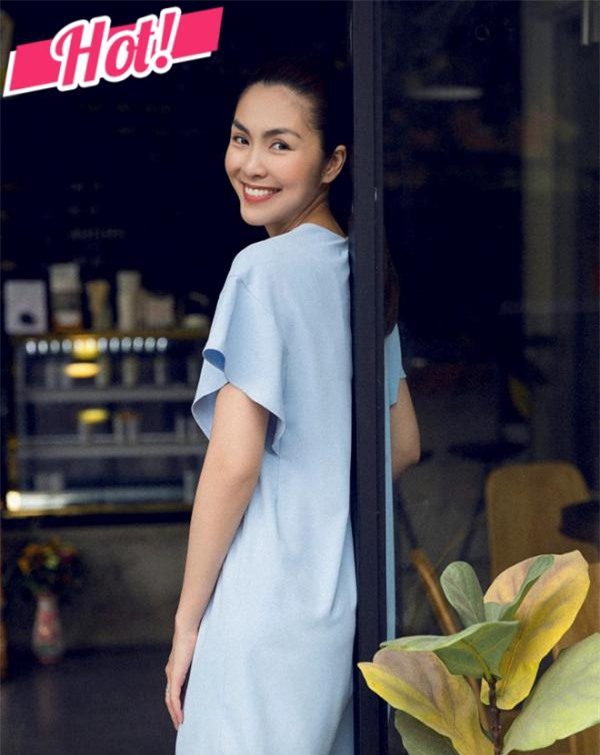 tang thanh ha, do my linh dien sac xanh ngot ngao, "nam tay nhau" vao bang sao dep tuan! - 2