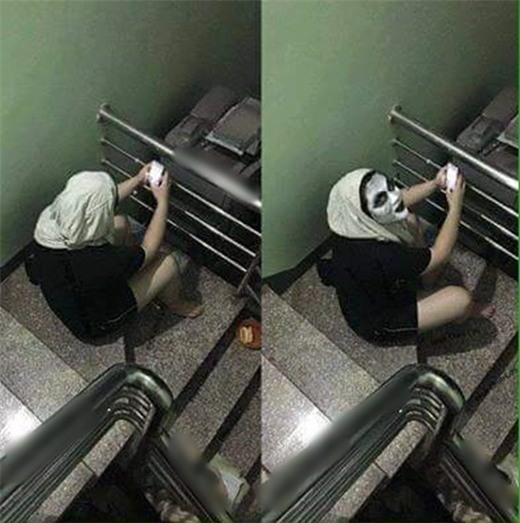 Cô nàng ham làm đẹp nhất đây rồi, vừa vào rạp xem phim kinh dị vừa tranh thủ đắp mặt nạ dưỡng da - Ảnh 12.