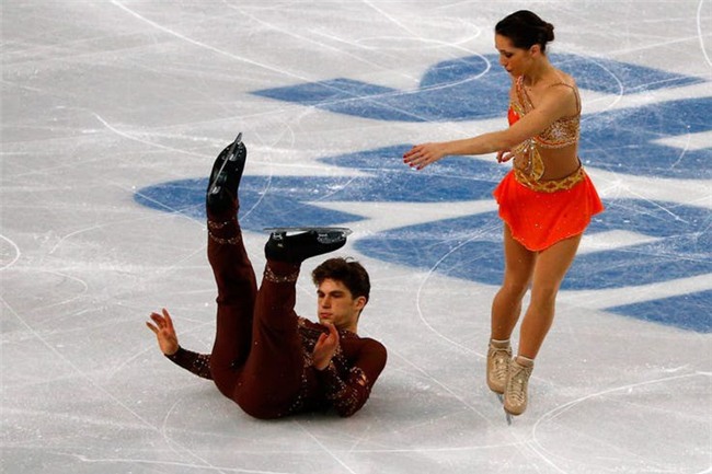 Những biểu cảm ‘khó đỡ’ trong môn trượt băng nghệ thuật trên Thế Giới - Ảnh 5.