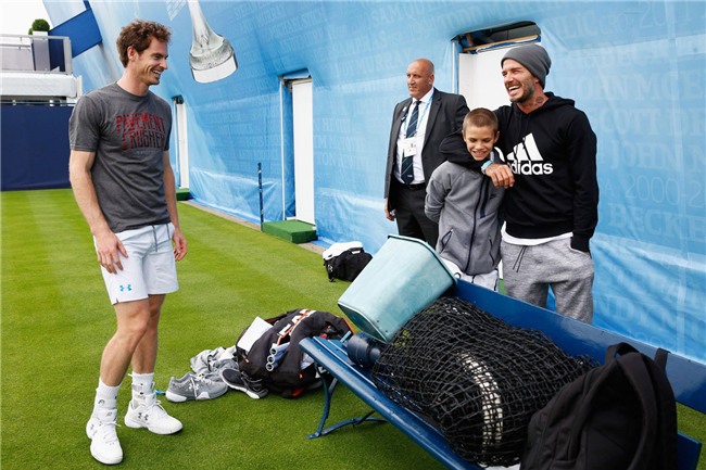 Con trai Beckham đấu tennis với tay vợt nữ số 2 thế giới - Ảnh 4.