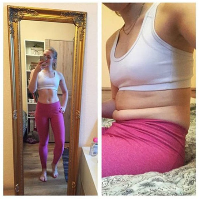 nga ngua voi nhung buc anh eo thon minh day cua gai xinh tren mang hinh anh 2