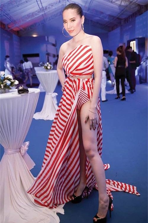 Thót tim với hàng loạt chiếc váy xẻ cao táo bạo của mỹ nhân Việt