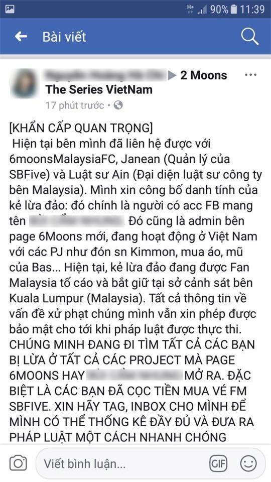Nghi vấn người Việt bị bắt giữ tại Malaysia vì lừa đảo tiền vé của hàng loạt fan Hàn