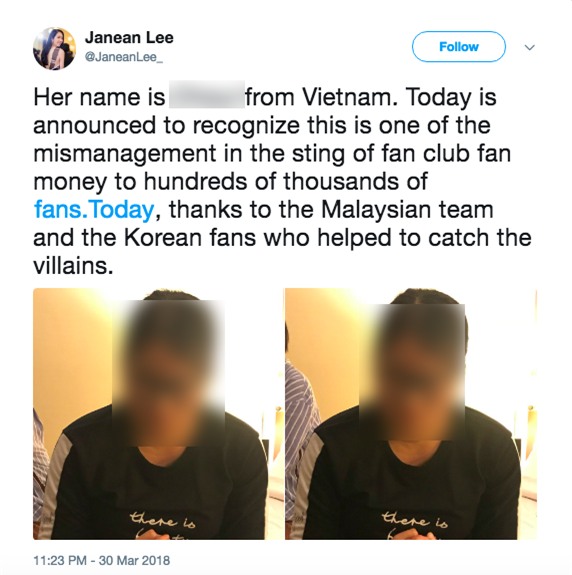Nghi vấn người Việt bị bắt giữ tại Malaysia vì lừa đảo tiền vé của hàng loạt fan Hàn