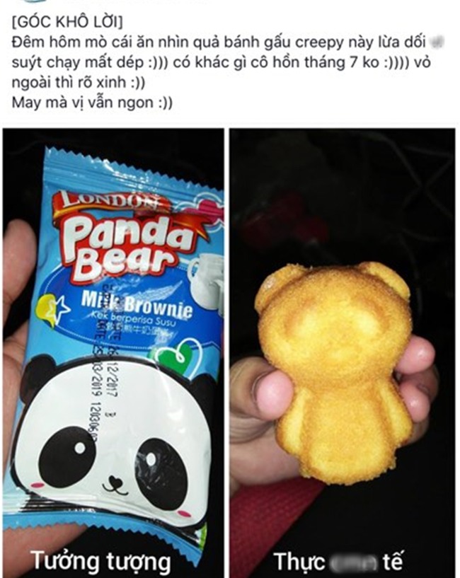 Mua bánh gấu hình thức long lanh, cô gái tá hỏa khi bóc ra và loạt ảnh tương tự chứng minh vì đời là những dối lừa - Ảnh 1.