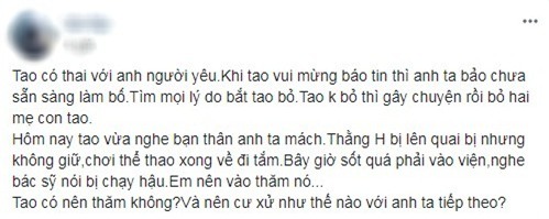 Khoảnh khắc bẽ bàng chàng thanh niên nhận ra quả báo có thật: Vừa bắt bạn gái bỏ thai đã dính ngay quai bị - Ảnh 1.
