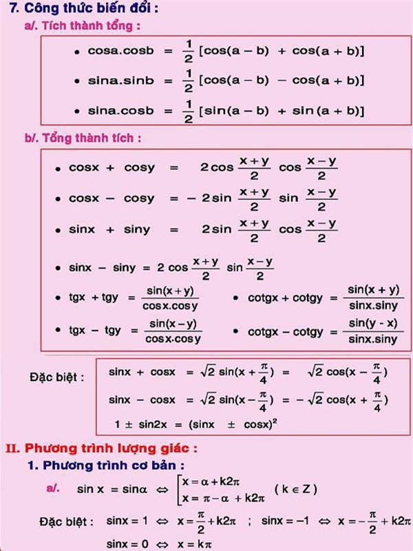 Xem lại loạt công thức Toán học ngày trước, cư dân mạng thắc mắc tại sao mình có thể đỗ Tốt nghiệp, ĐH? - Ảnh 7.