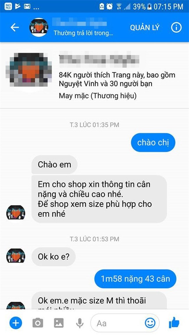 Cô gái căng thẳng không dám đi học vì mới inbox hỏi tư vấn mua áo online đã bị chủ shop tố chuyên lừa đảo và bùng hàng ở TP. HCM - Ảnh 1.